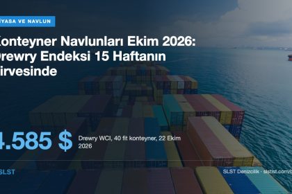 Konteyner Navlunları Ekim 2026: Drewry Endeksi 15 Haftanın Zirvesinde