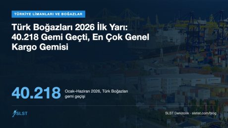 Türk Boğazları 2026 İlk Yarı: 40.218 Gemi Geçti, En Çok Genel Kargo Gemisi Türk Boğazları 2026 İlk Yarı: 40.218 Gemi Geçti, En Çok Genel Kargo Gemisi