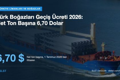 Türk Boğazları Geçiş Ücreti 2026: Net Ton Başına 6,70 Dolar