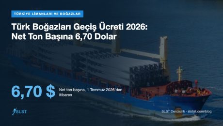 Türk Boğazları Geçiş Ücreti 2026: Net Ton Başına 6,70 Dolar Türk Boğazları Geçiş Ücreti 2026: Net Ton Başına 6,70 Dolar
