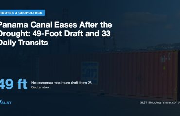 Panama Canal Eases After the Drought: 49-Foot Draft and 33 Daily Transits Panama Canal Eases After the Drought: 49-Foot Draft and 33 Daily Transits