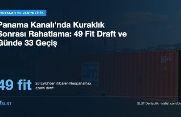Panama Kanalı'nda Kuraklık Sonrası Rahatlama: 49 Fit Draft ve Günde 33 Geçiş