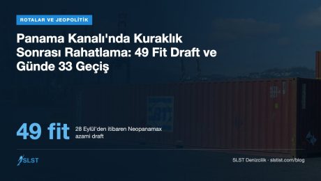 Panama Kanalı’nda Kuraklık Sonrası Rahatlama: 49 Fit Draft ve Günde 33 Geçiş Panama Kanalı'nda Kuraklık Sonrası Rahatlama: 49 Fit Draft ve Günde 33 Geçiş
