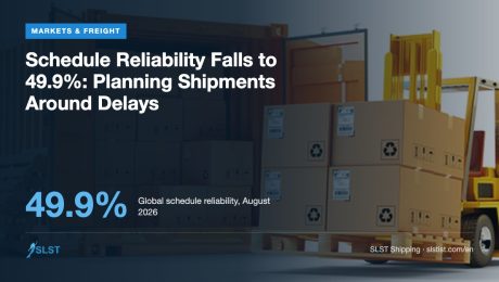 Schedule Reliability Falls to 49.9%: Planning Shipments Around Delays Schedule Reliability Falls to 49.9%: Planning Shipments Around Delays